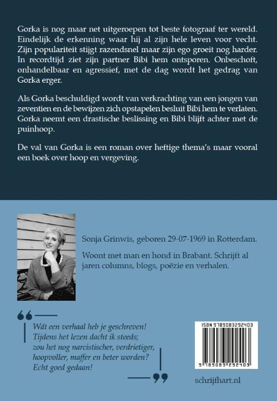 De val van Gorka achterkant