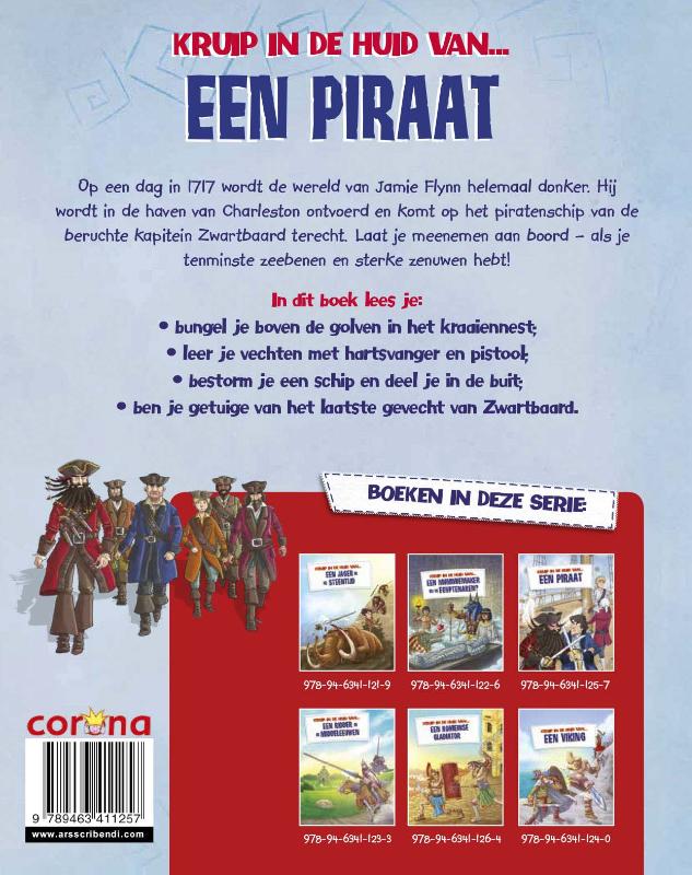 Een piraat / Kruip in de huid van... achterkant