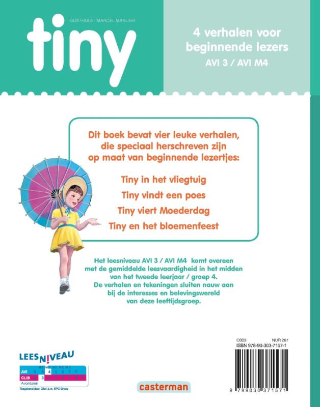 Tiny / AVI 3/AVI M4 / Tiny - Verhalen voor beginnende lezers / 2 achterkant