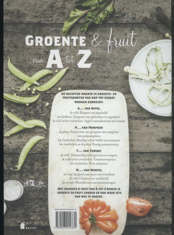 Groente en fruit van A tot Z achterkant