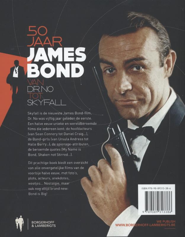 50 jaar James Bond achterkant