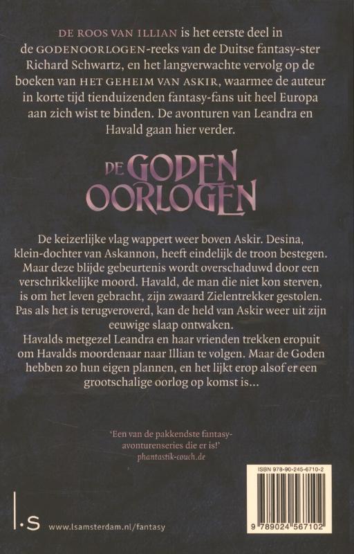 De Roos van Illian / De Godenoorlogen / 1 achterkant