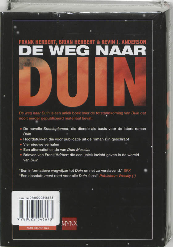 De weg naar Duin De weg naar Duin achterkant