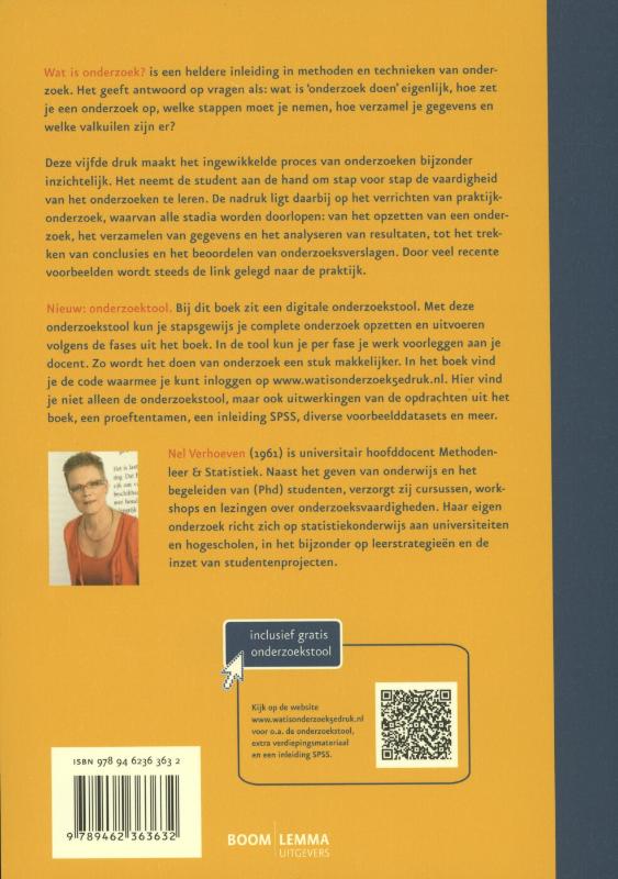 Wat is onderzoek ? Wat is onderzoek ? achterkant