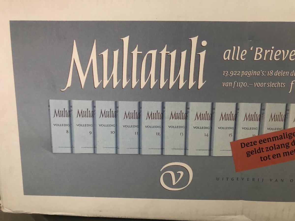 Multatuli-delen 8 t/m 25-goedkoop