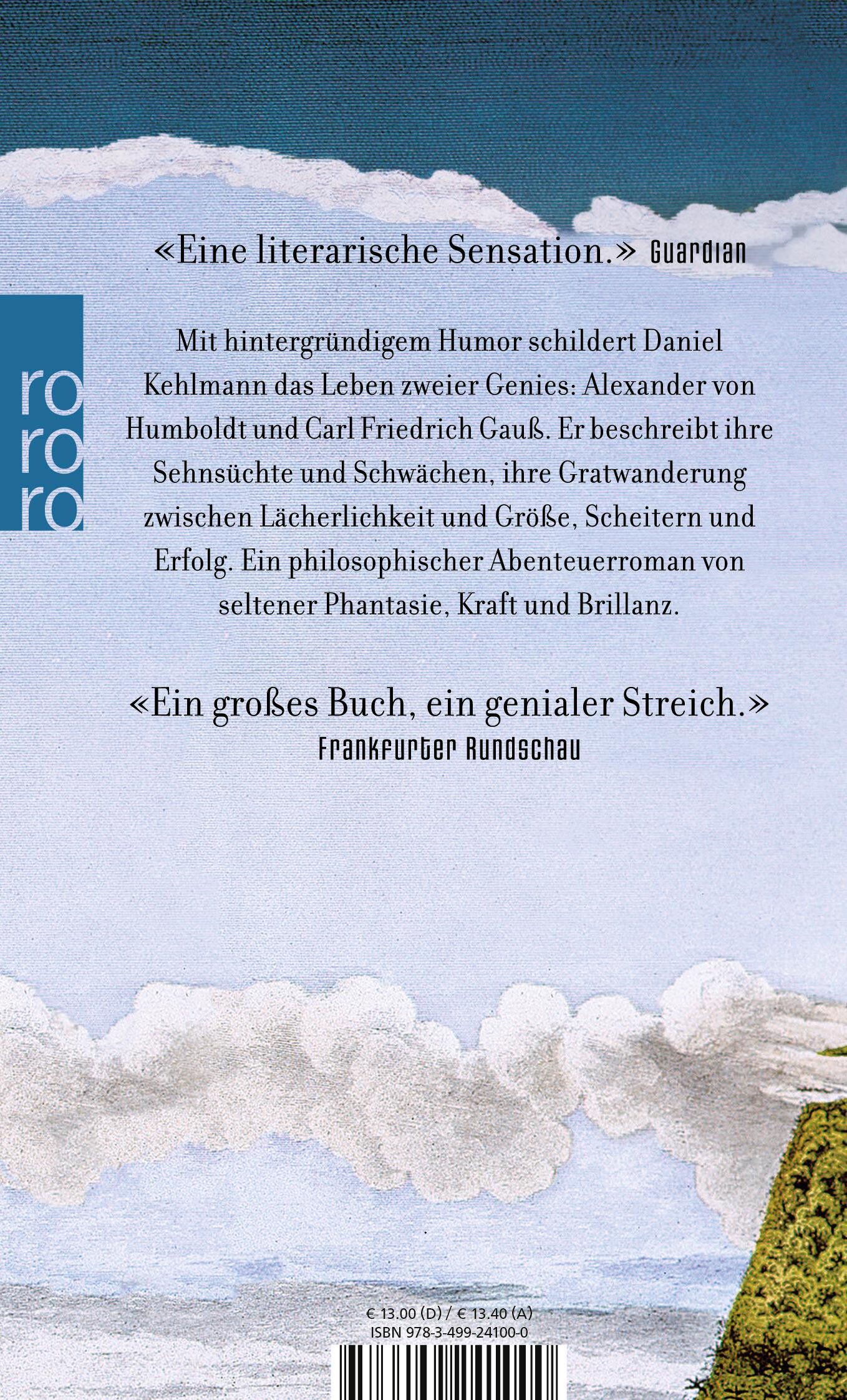 Die Vermessung der Welt / Rororo / 24100 achterkant