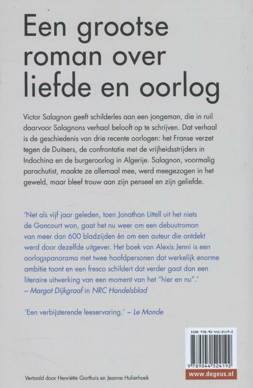 In tijden van oorlog achterkant