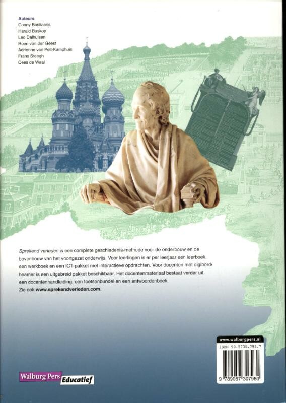 Sprekend verleden / Havo/vwo 2 / Leerboek / Sprekend verleden achterkant