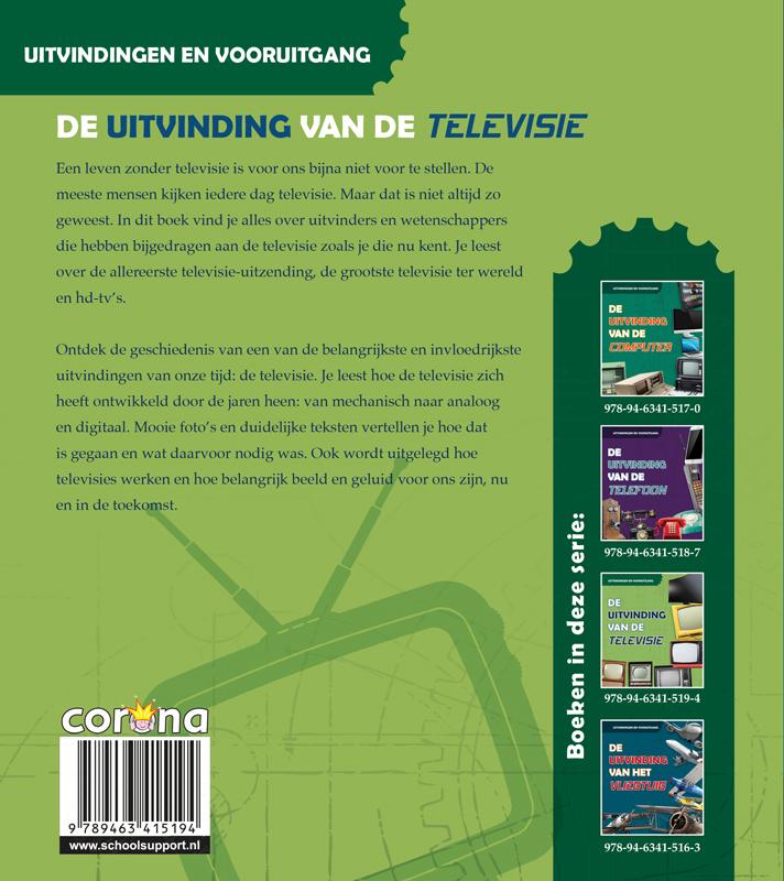 De uitvinding van de televisie / Uitvindingen en vooruitgang achterkant