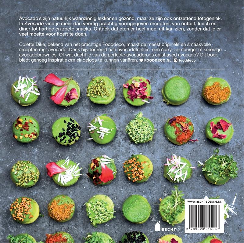 Avocado / Fooddeco achterkant