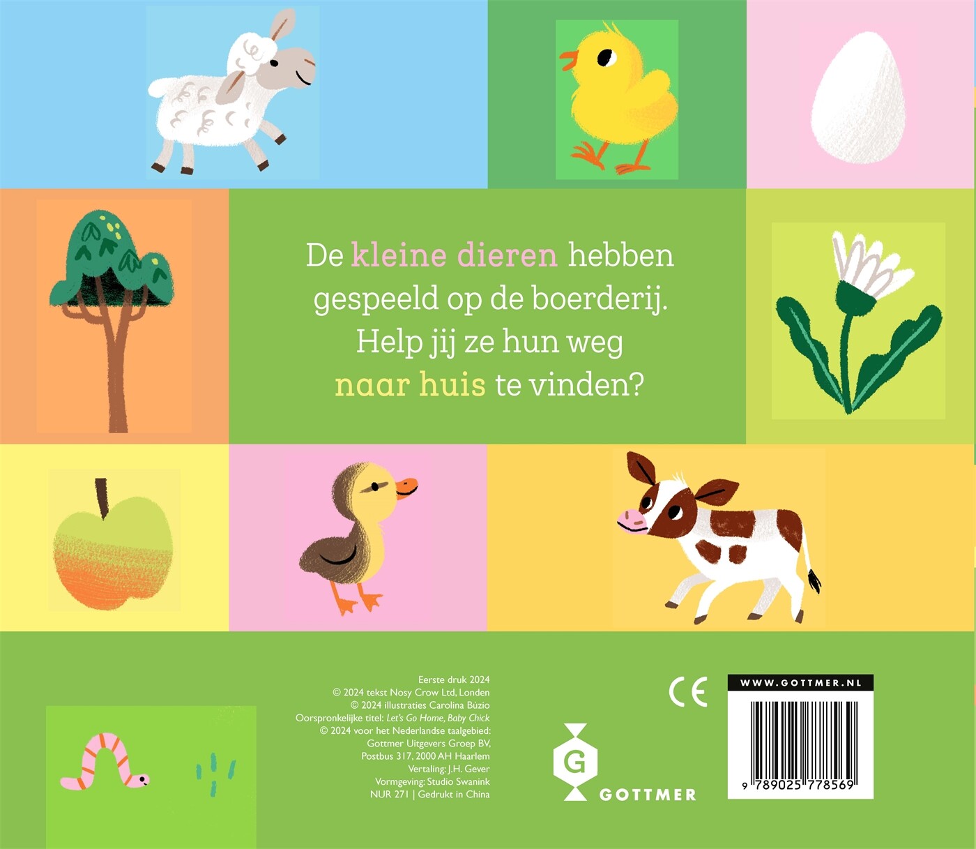 Kom je thuis, klein kuiken? / Kom je thuis? achterkant