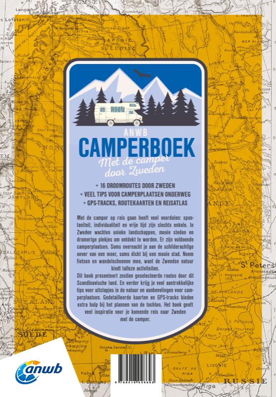 ANWB - Camperboek Zweden achterkant
