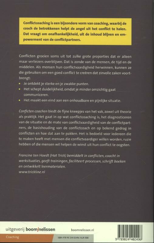 Conflicten coachen achterkant