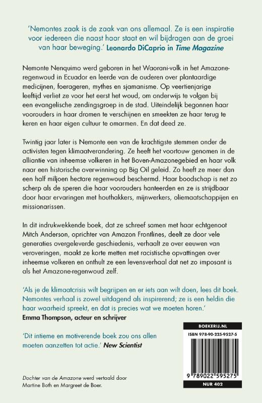Dochter van de Amazone achterkant