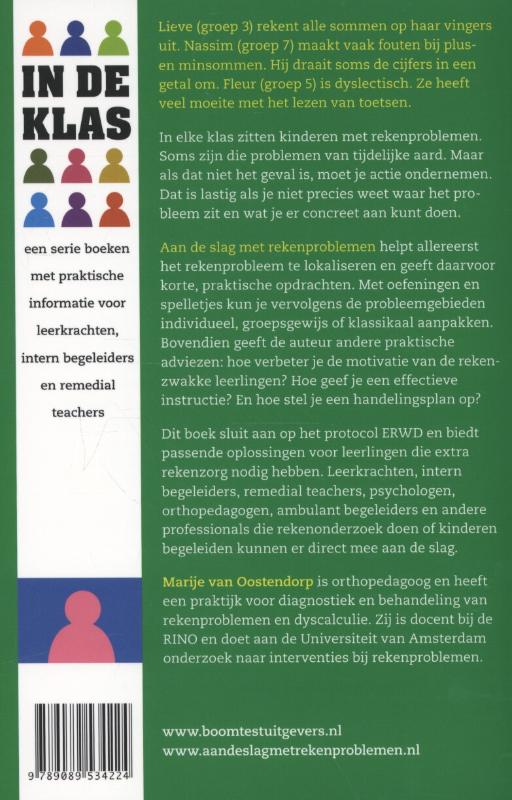 Aan de slag met rekenproblemen / In de klas Aan de slag met rekenproblemen / In de klas achterkant