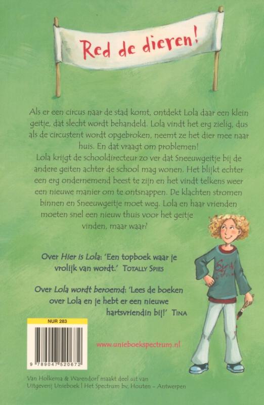 Lola redt de dieren / Lola / 5 achterkant