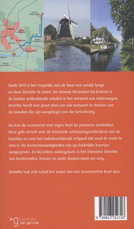 Drenthe zien vanaf het water / Cultuur & Historie achterkant