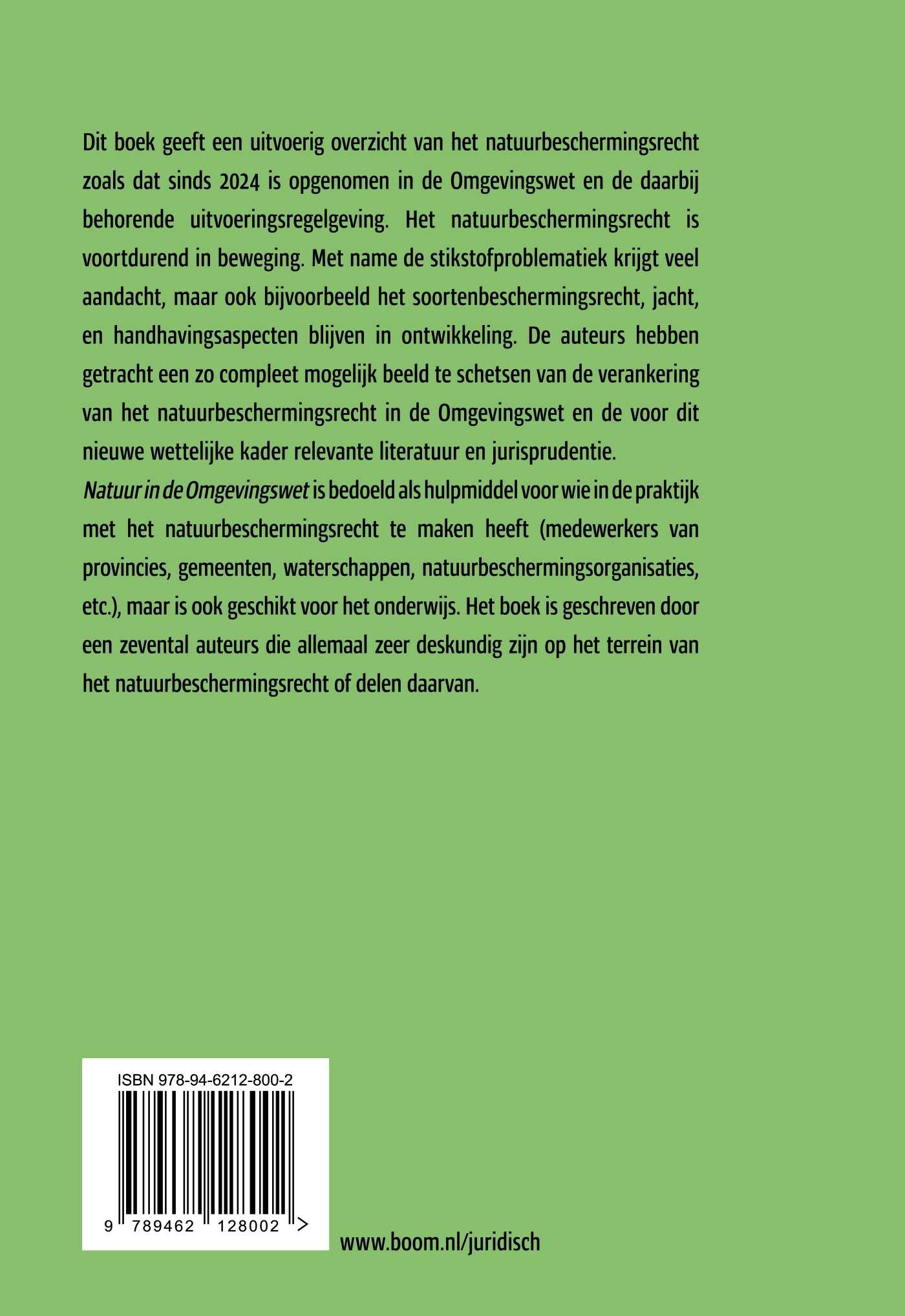 Natuur in de Omgevingswet achterkant