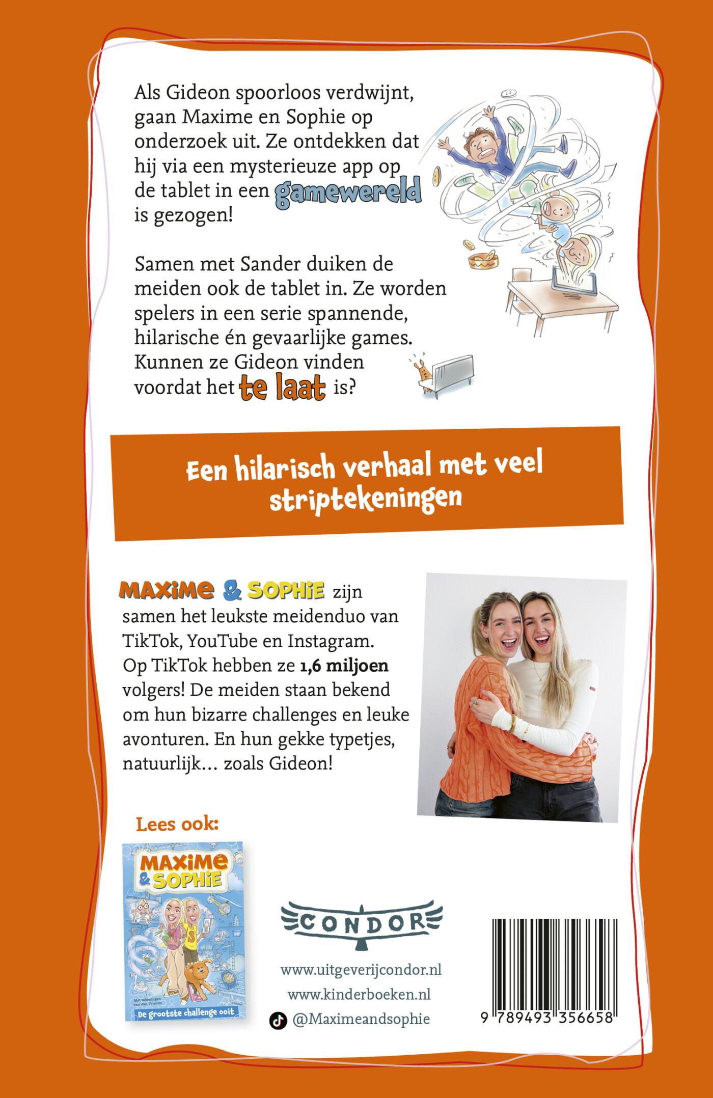 De verboden game / Maxime & Sophie achterkant