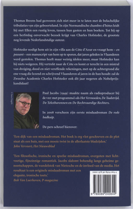 Een ijskoud gerecht / Thomas Breens / 2 achterkant