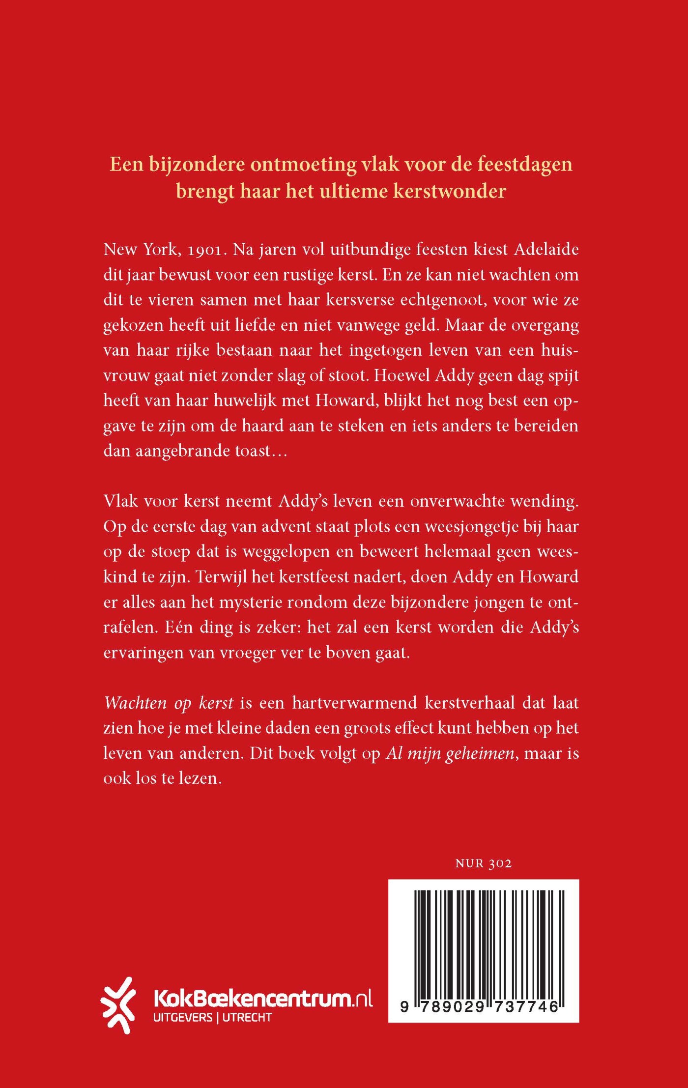 Wachten op kerst achterkant