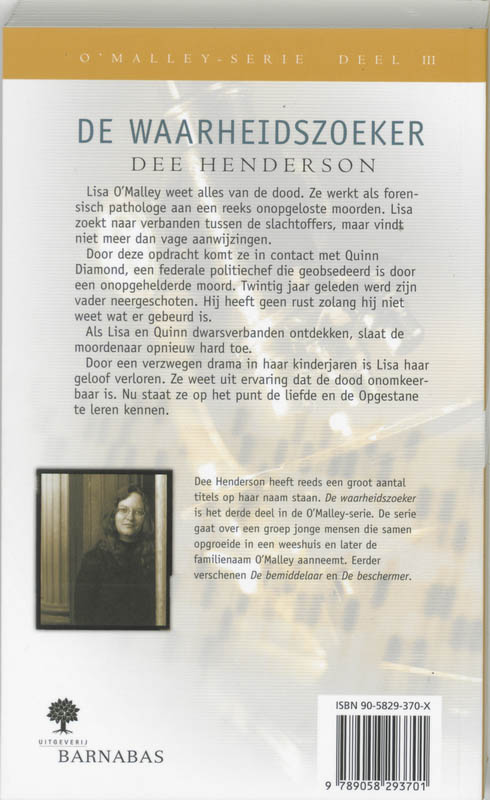 WAARHEIDSZOEKER, DE    O'M 3 WAARHEIDSZOEKER, DE        O'M 3 achterkant