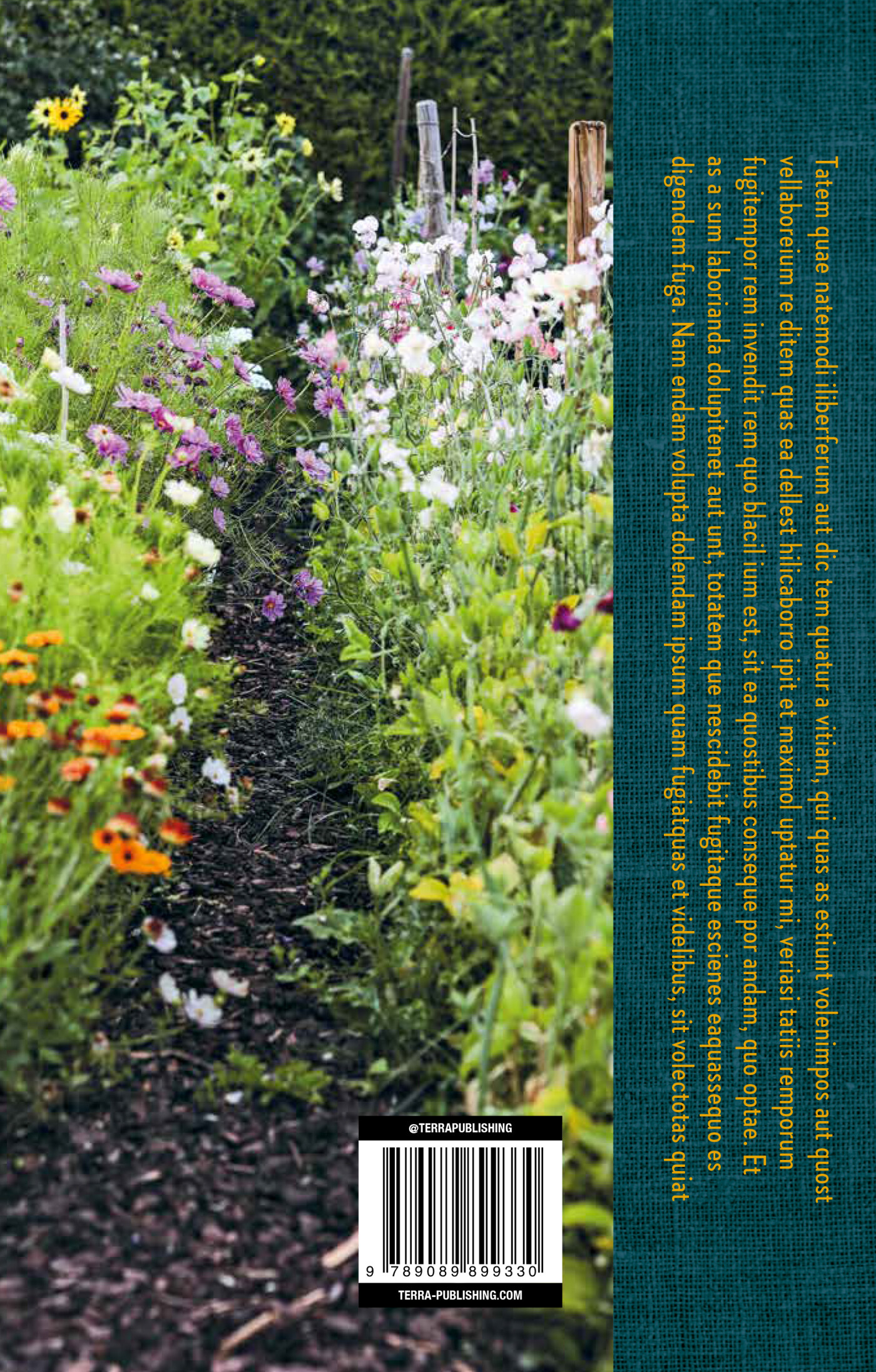 Een zomer vol bloemen achterkant