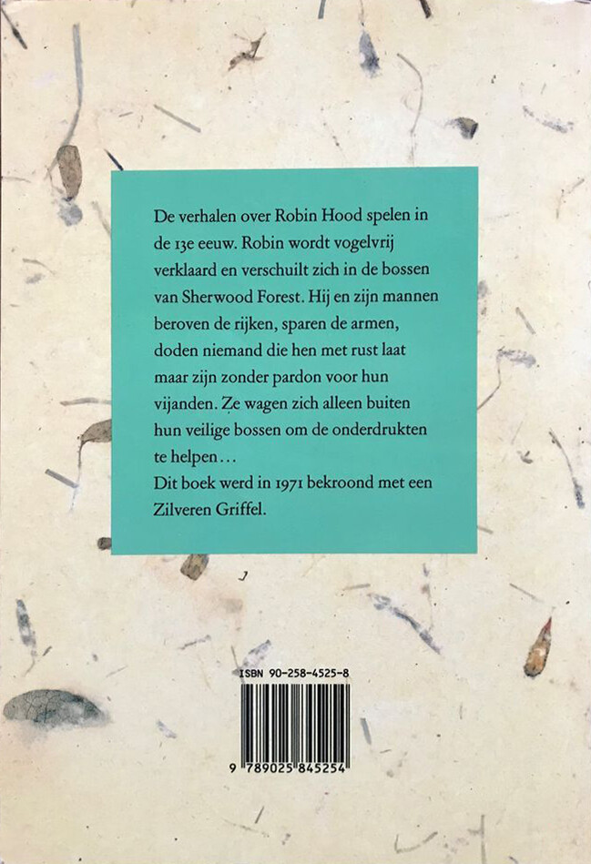 De roemruchte daden van Robin Hood achterkant