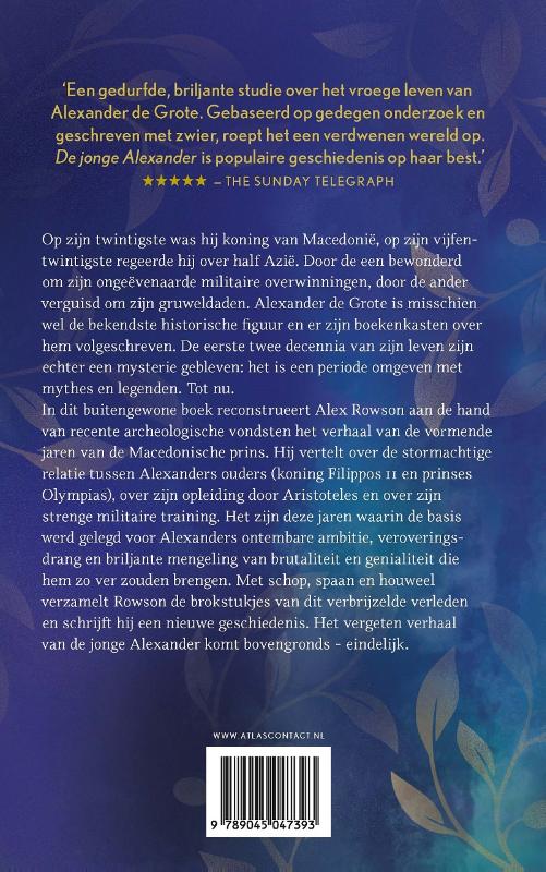 De jonge Alexander De jonge Alexander achterkant