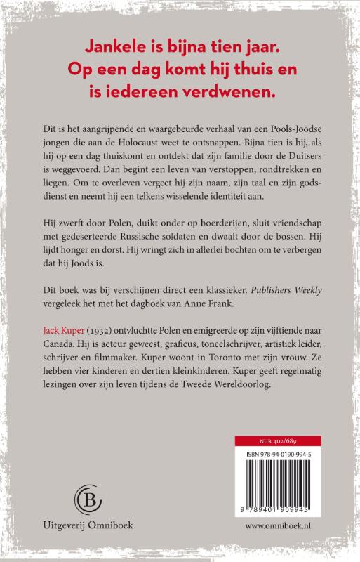 Alleen op de vlucht Alleen op de vlucht achterkant