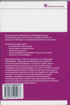 Hoe temmen we het zevenkoppige monster? / Studiereeks recherche achterkant