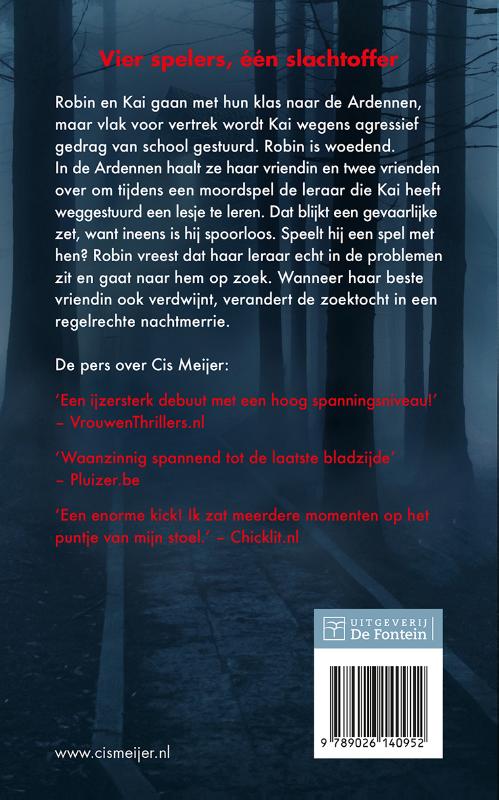 Moordspel / Politie niet betreden Moordspel / Politie niet betreden achterkant