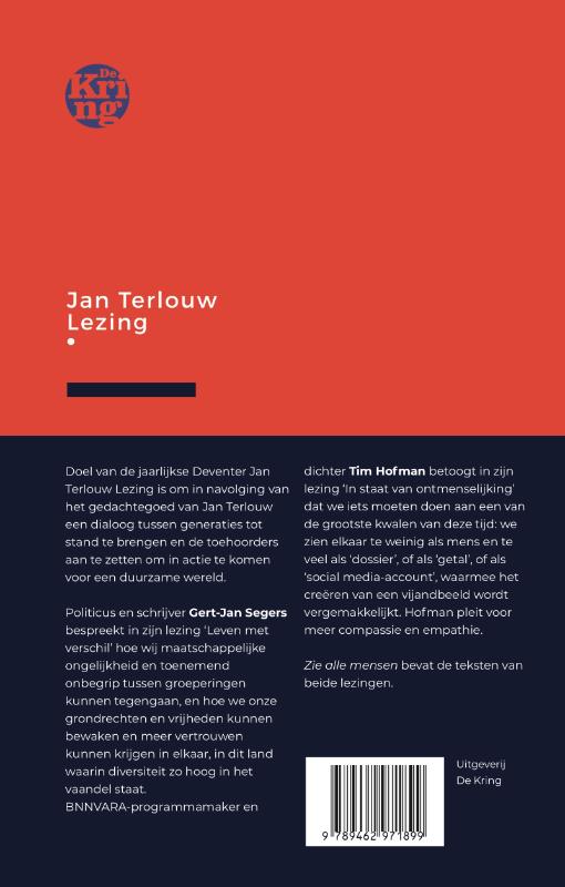 Deventer Jan Terlouw Lezing 4 -   Zie alle mensen achterkant
