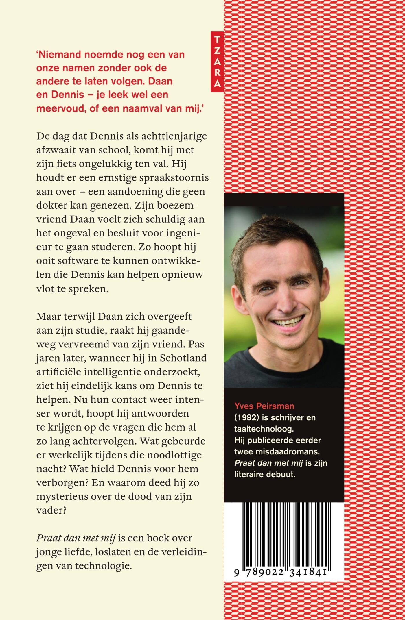 Praat dan met mij achterkant