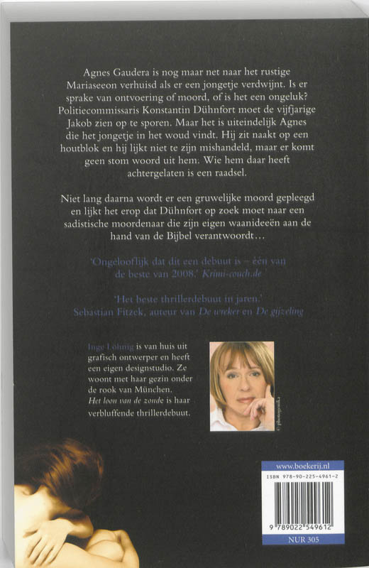 Het loon van de zonde Het loon van de zonde achterkant