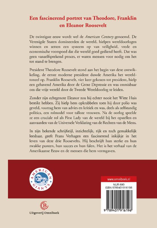 De Roosevelts / American Giants achterkant