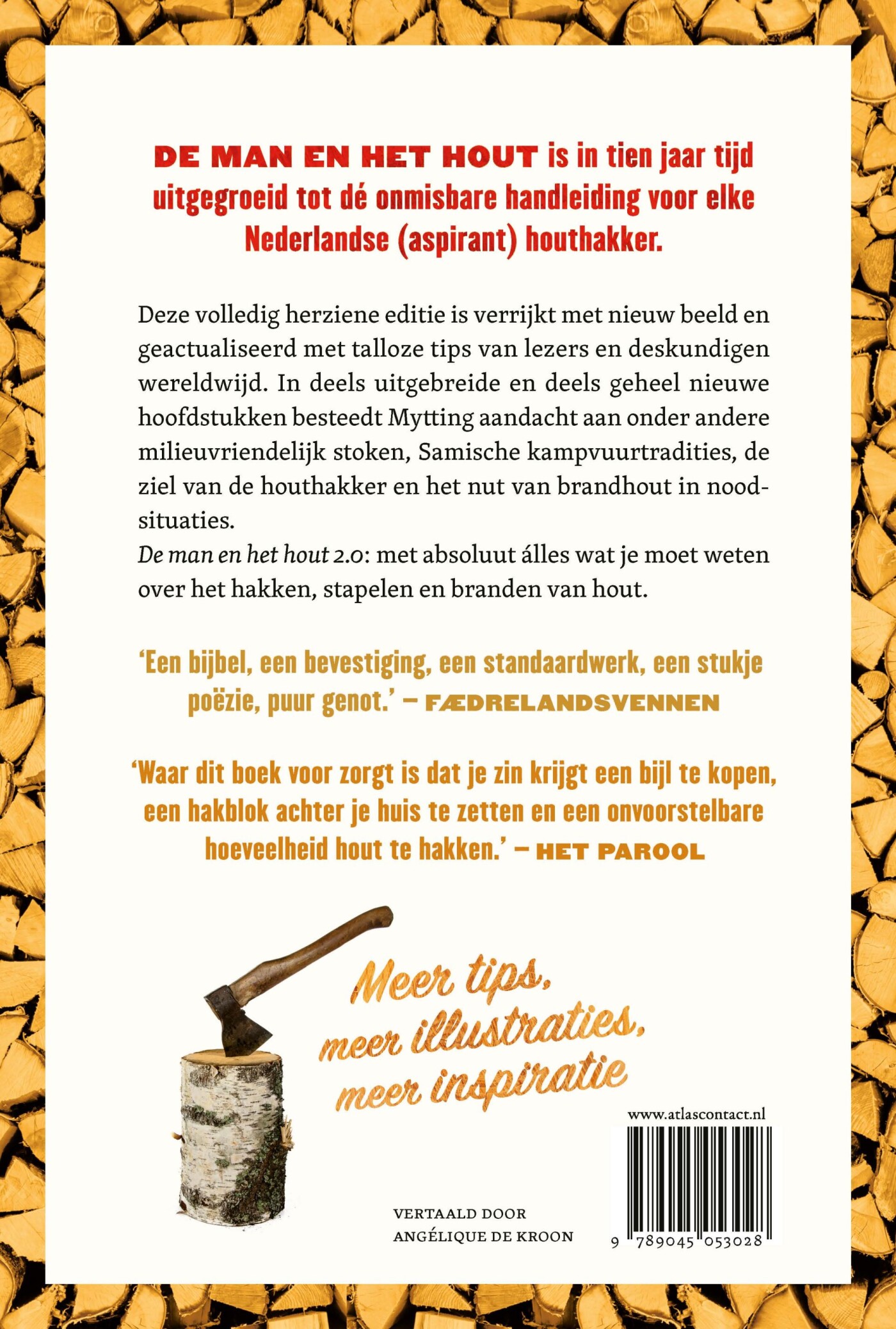 De man en het hout 2.0 achterkant