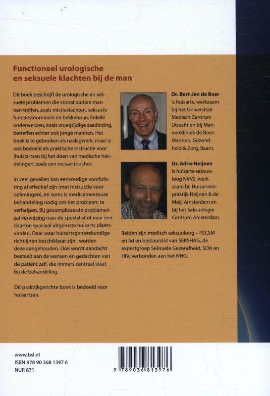 Functioneel urologische en seksuele klachten bij de man achterkant