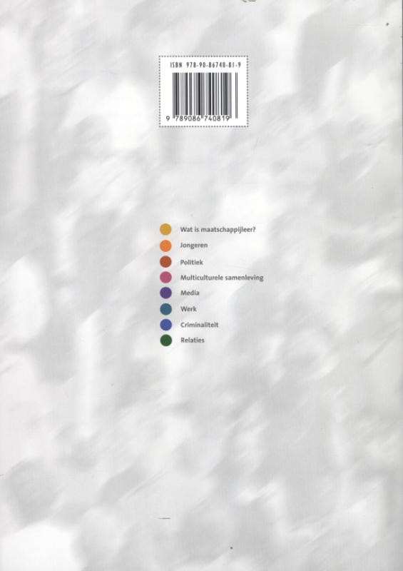 Werkboek 1 VMBO KGT 2012-2013 Thema's maatschappijleer voor VMBO kgt-niveau achterkant