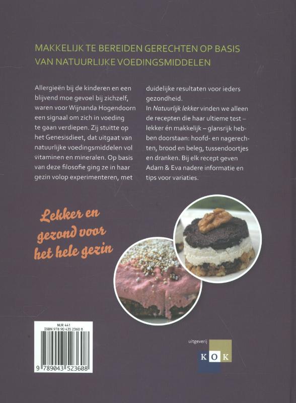 Natuurlijk lekker Natuurlijk lekker achterkant