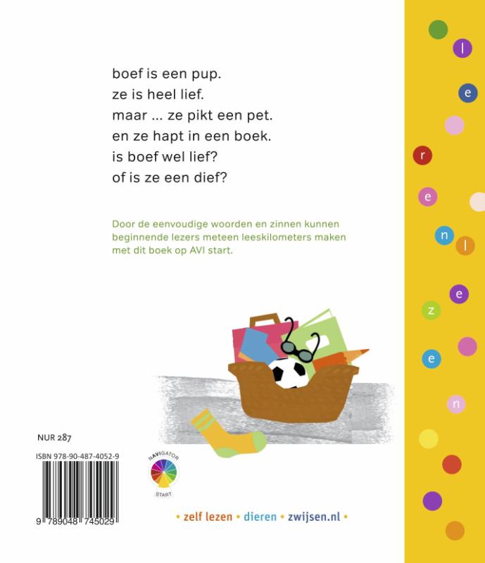 is boef een dief? / Leren lezen AVI start achterkant
