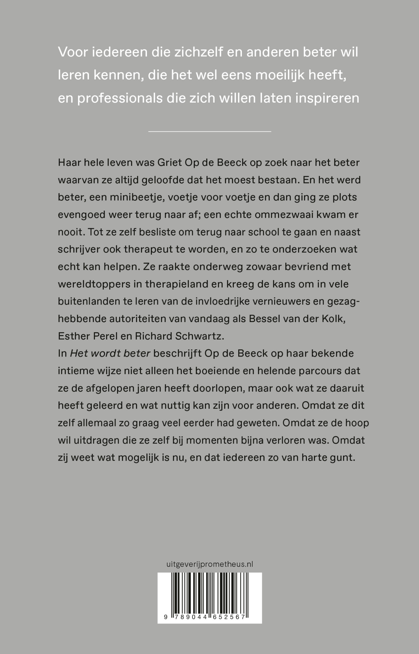 Het wordt beter achterkant