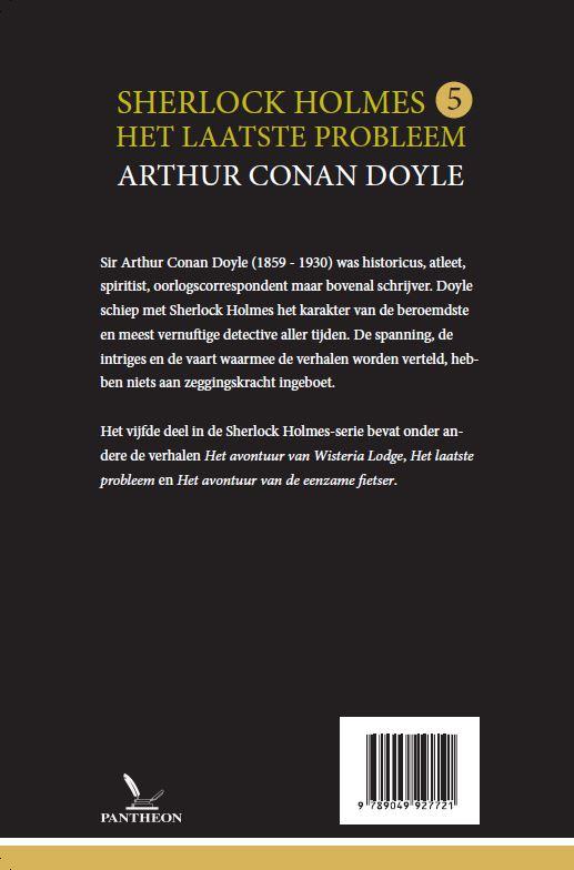 Het laatste probleem / Sherlock Holmes / 5 achterkant