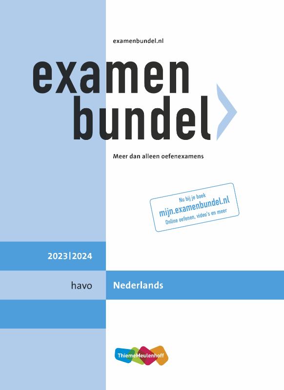 Examenbundel havo Nederlands 2023/2024