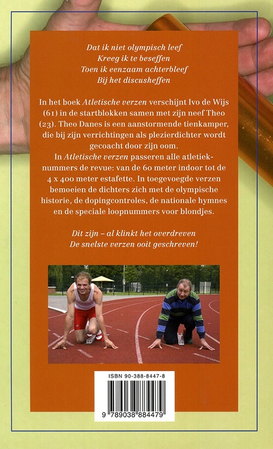 Atletische verzen achterkant