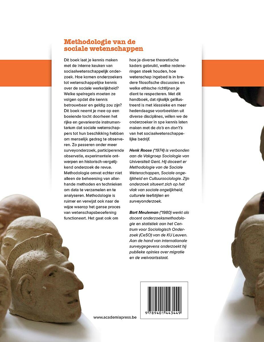 Methodologie van de sociale wetenschappen achterkant