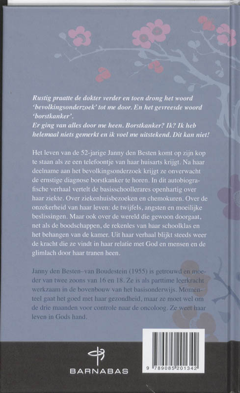 Een glimlach door mijn tranen heen achterkant
