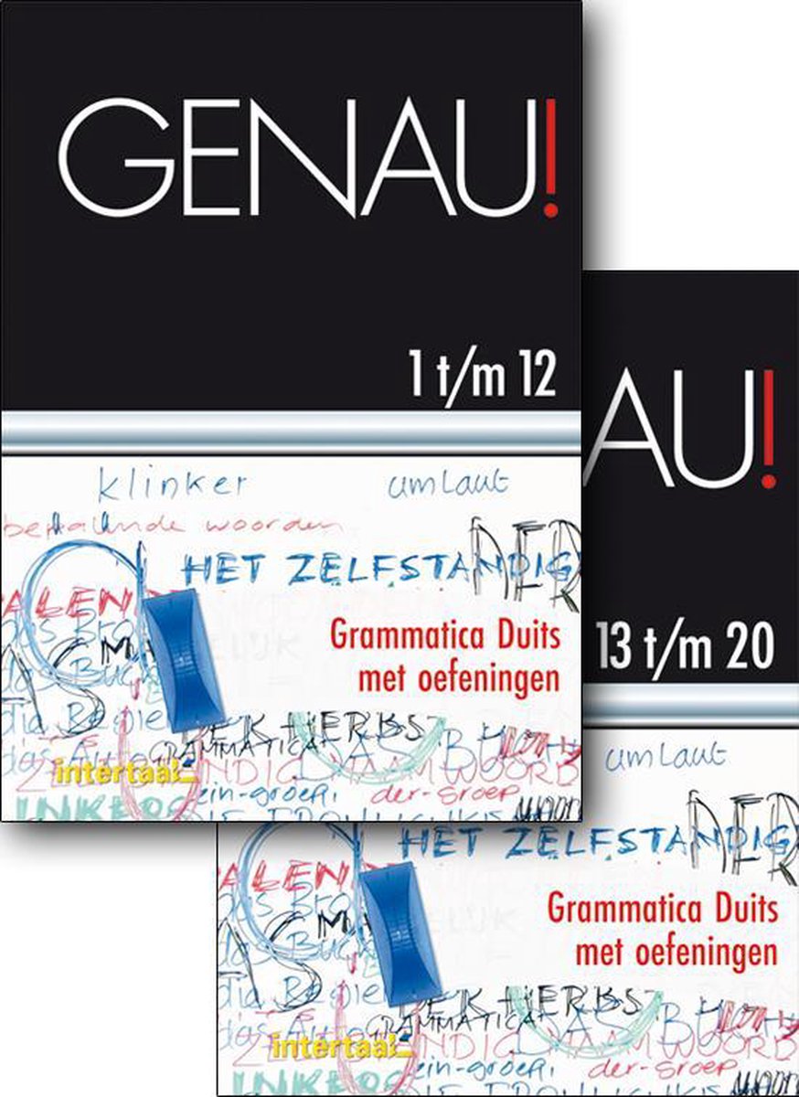Genau! - Grammatica Duits met oefeningen set van 2 boeken
