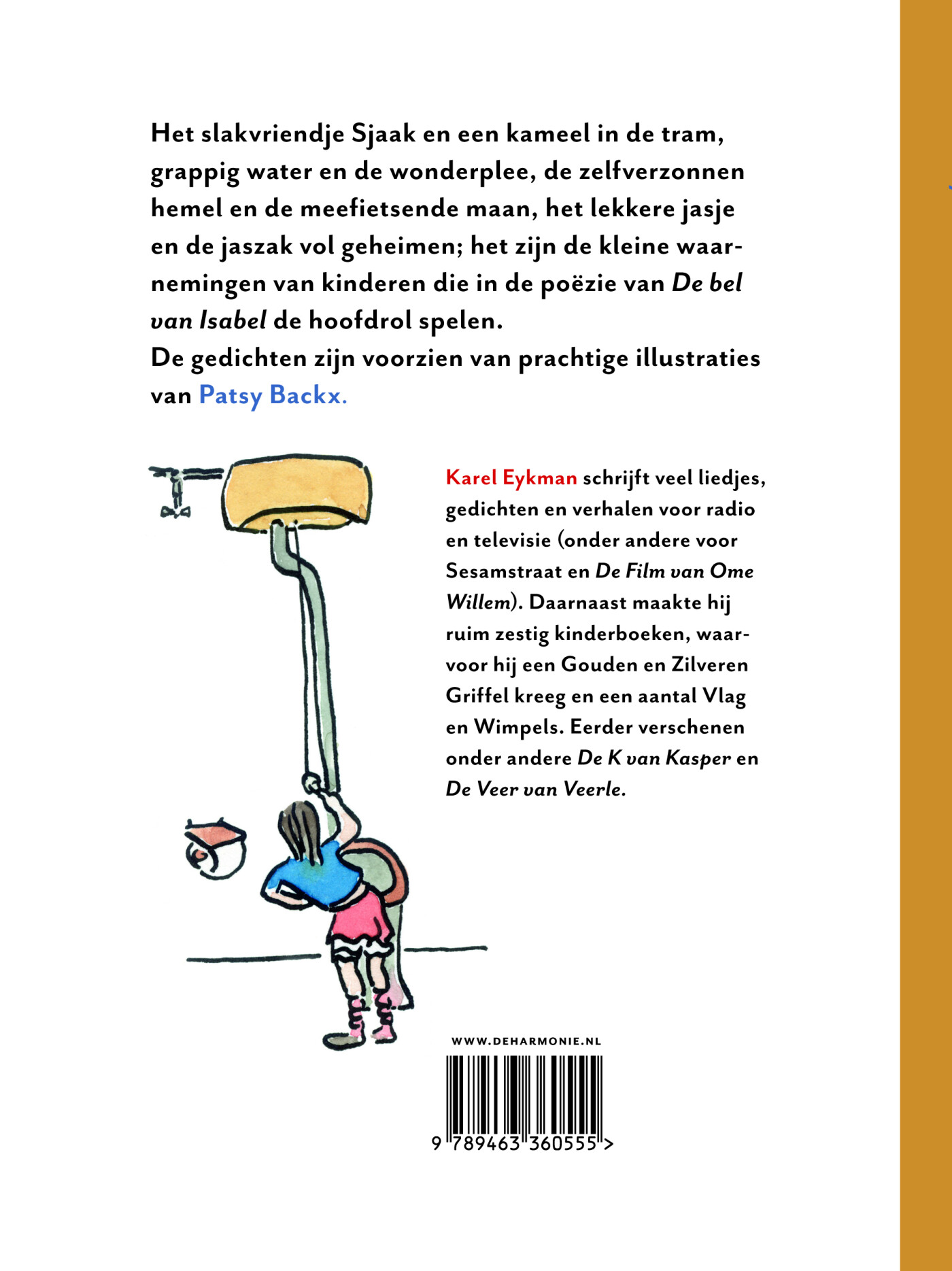 De bel van Isabel achterkant