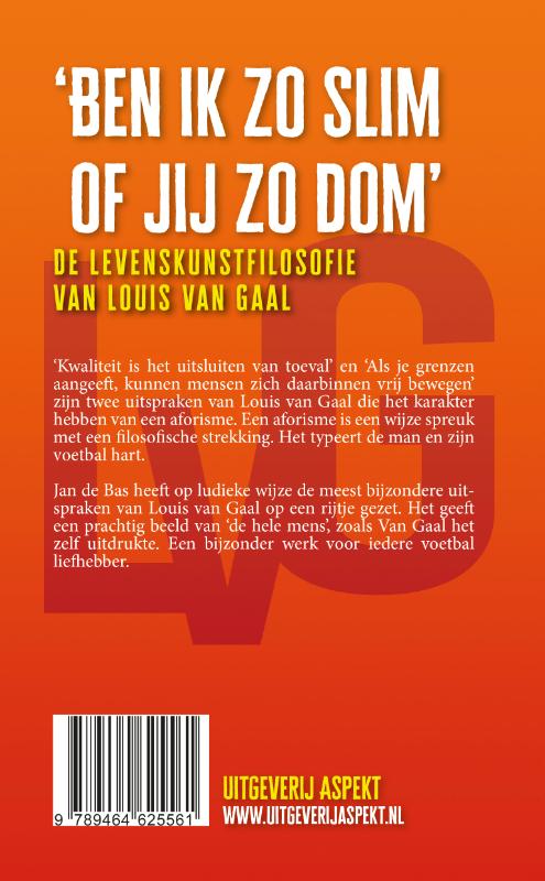 Ben ik zo slim of jij zo dom? achterkant